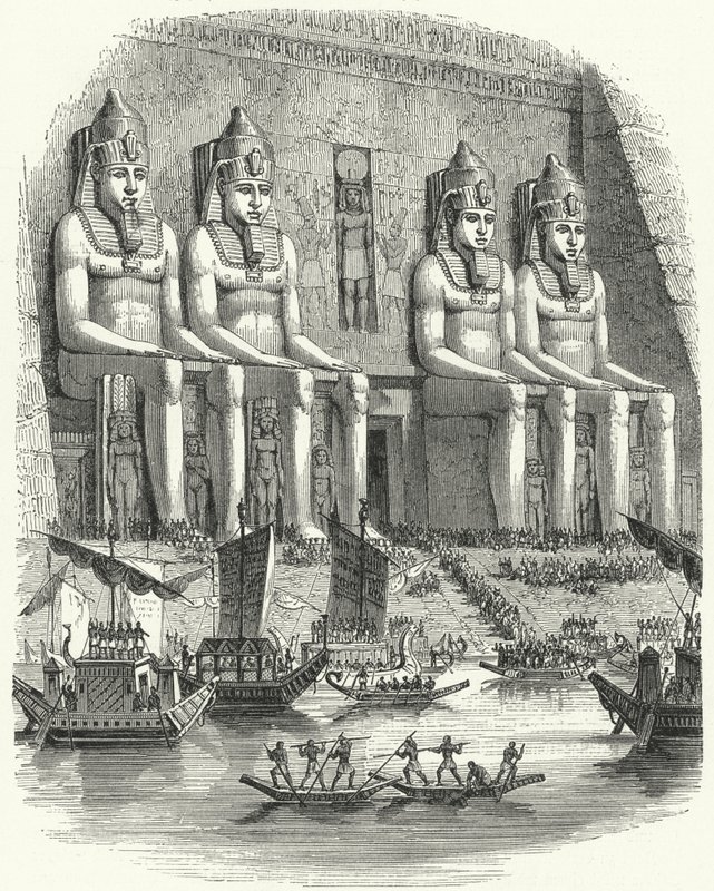 Festival religioso en el Antiguo Egipto de German School