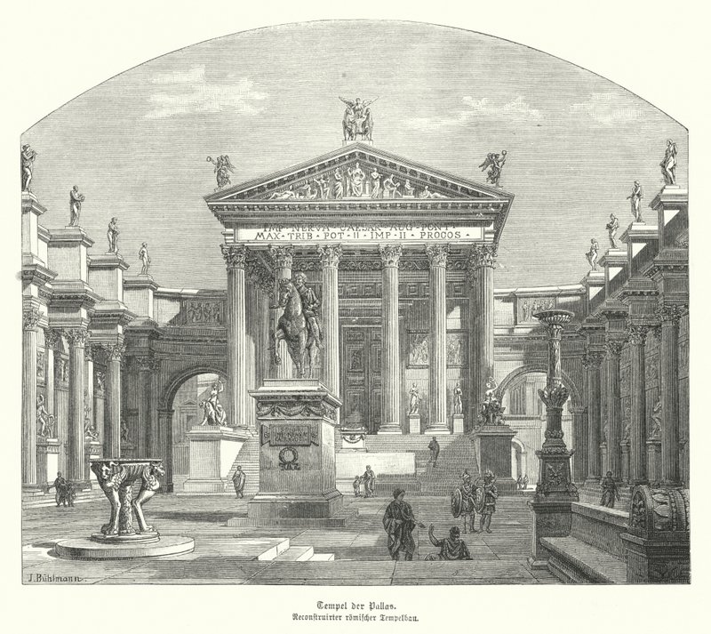 Templo romano de Palas de German School