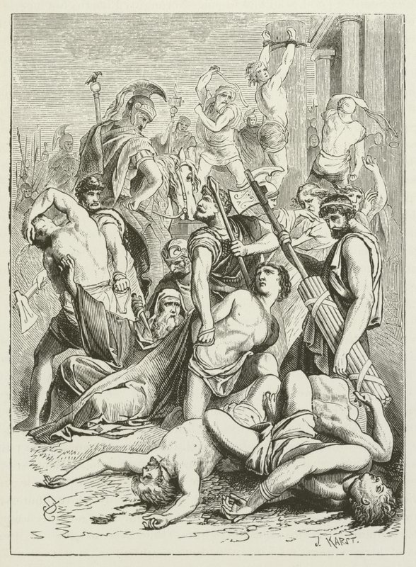 Persecución romana de German School