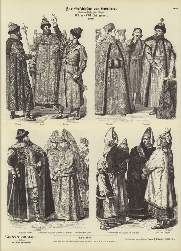 Trajes rusos de German School