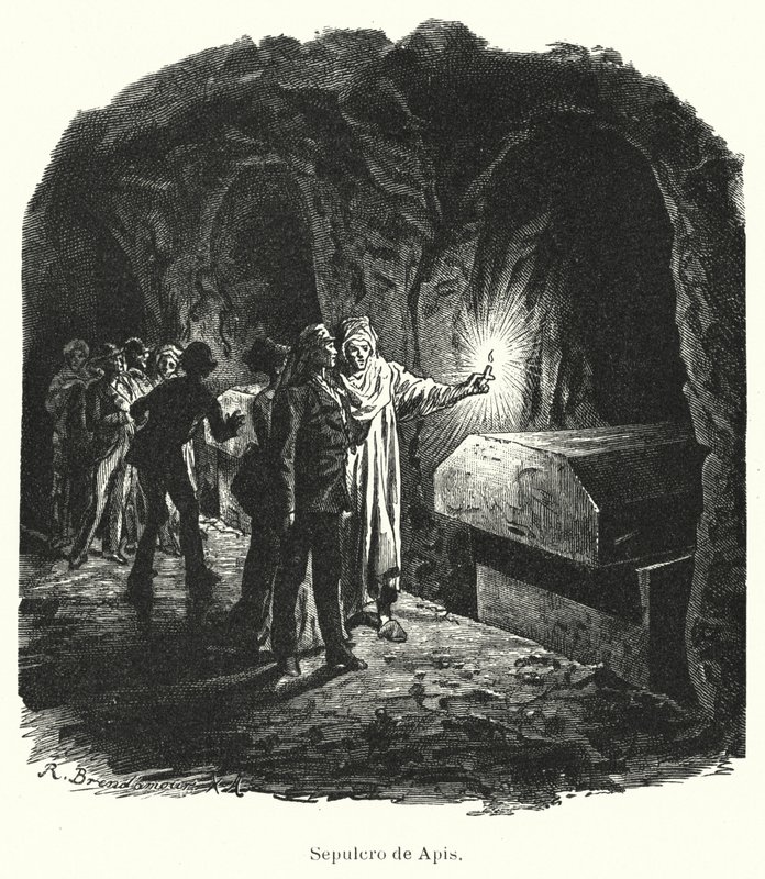 Serapeum de Saqqara, tumba de los toros sagrados Apis adorados en el Antiguo Egipto de German School