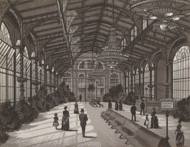Sprudelcolonnade, Interior de German School