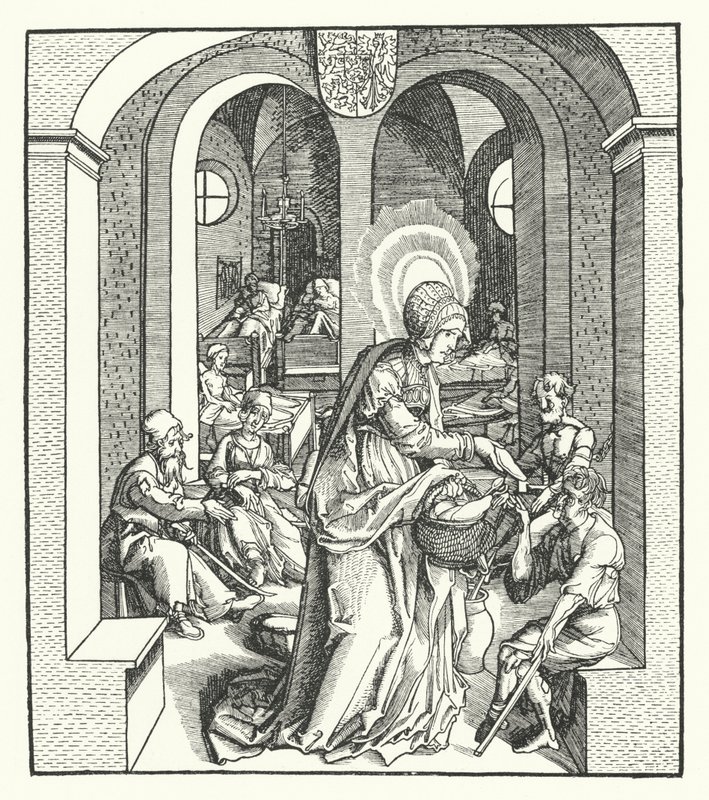 Santa Eduviges de Silesia, duquesa de Polonia de German School