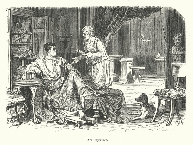 Estudio en una casa romana de German School