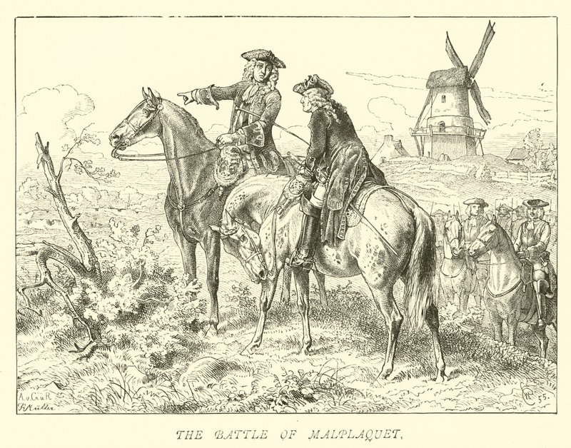 La batalla de Malplaquet de German School