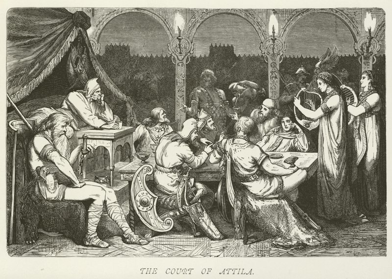 La corte de Atila de German School