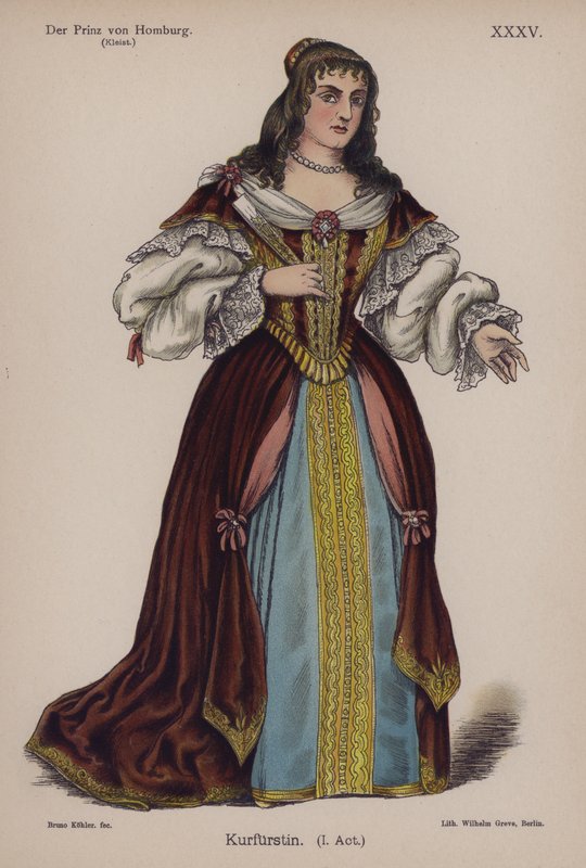 La Duquesa de Brandeburgo, de Der Prinz von Homburg (El Príncipe de Homburg) de Heinrich von Kleist de German School