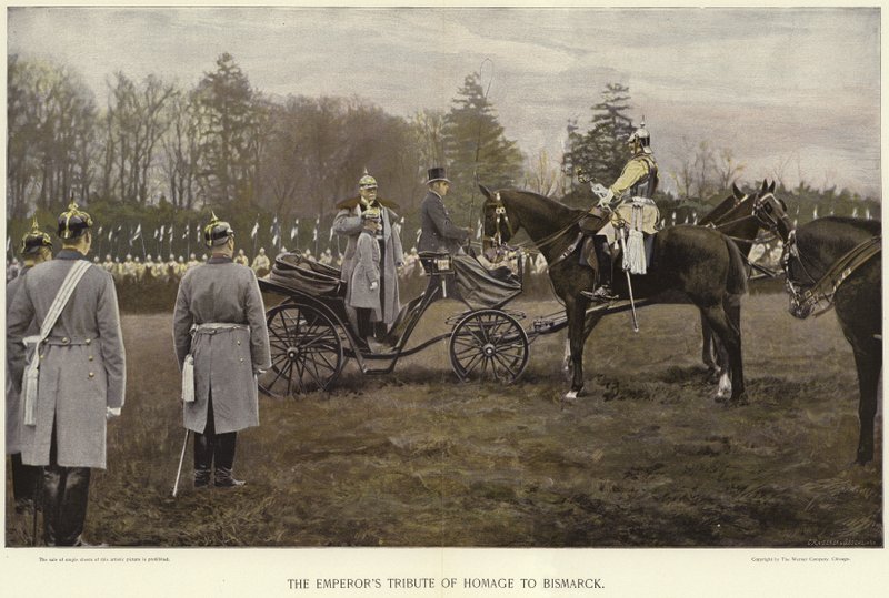 El homenaje del emperador a Bismarck de German School