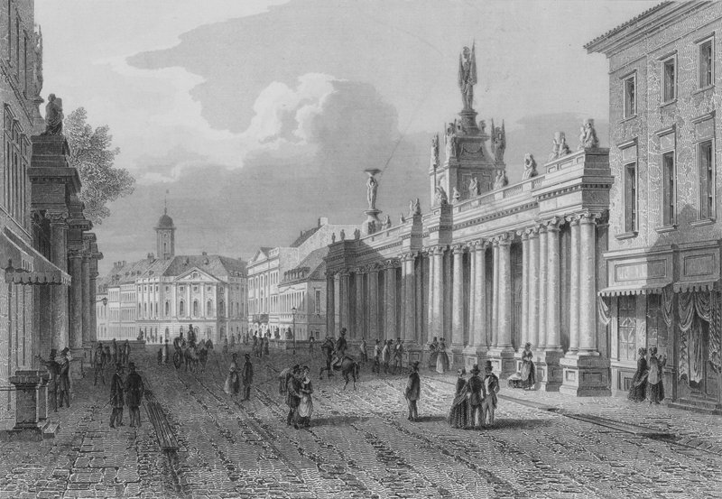 El Koenigsbruecke y parte del Alexanderplatz, Berlín de German School