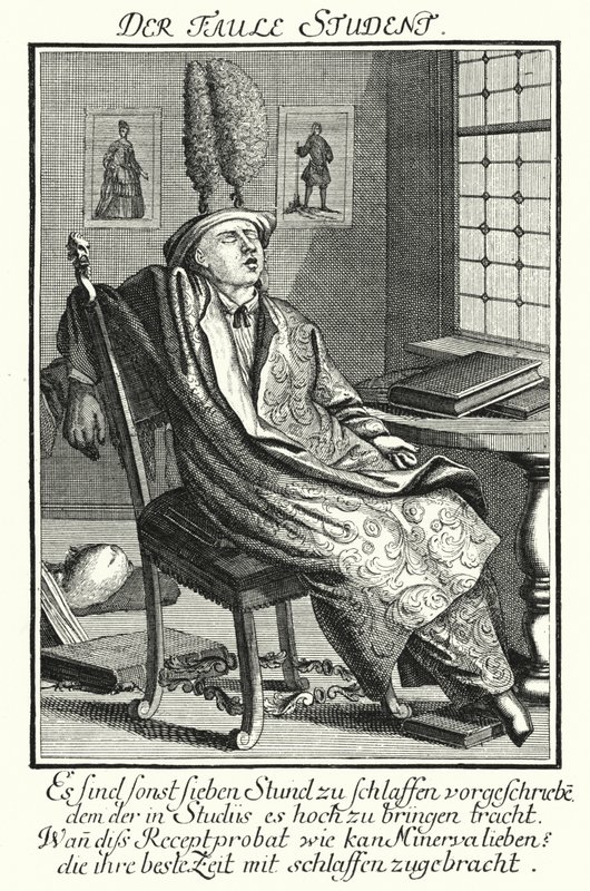 El estudiante perezoso de German School