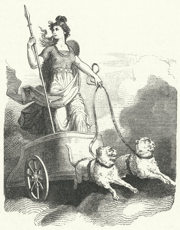 La diosa nórdica Freyja de German School
