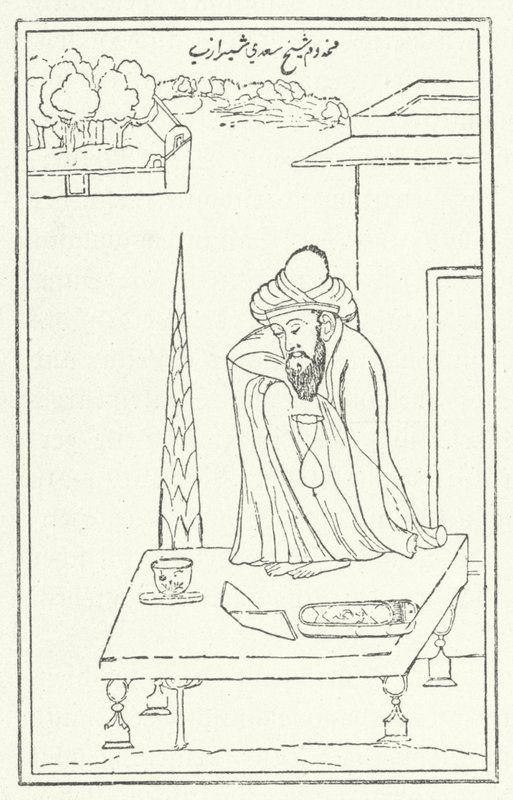 El poeta persa Saadi de German School