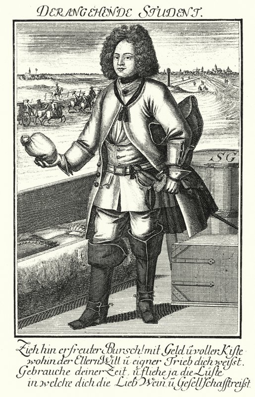 El estudiante prospectivo (grabado) de German School
