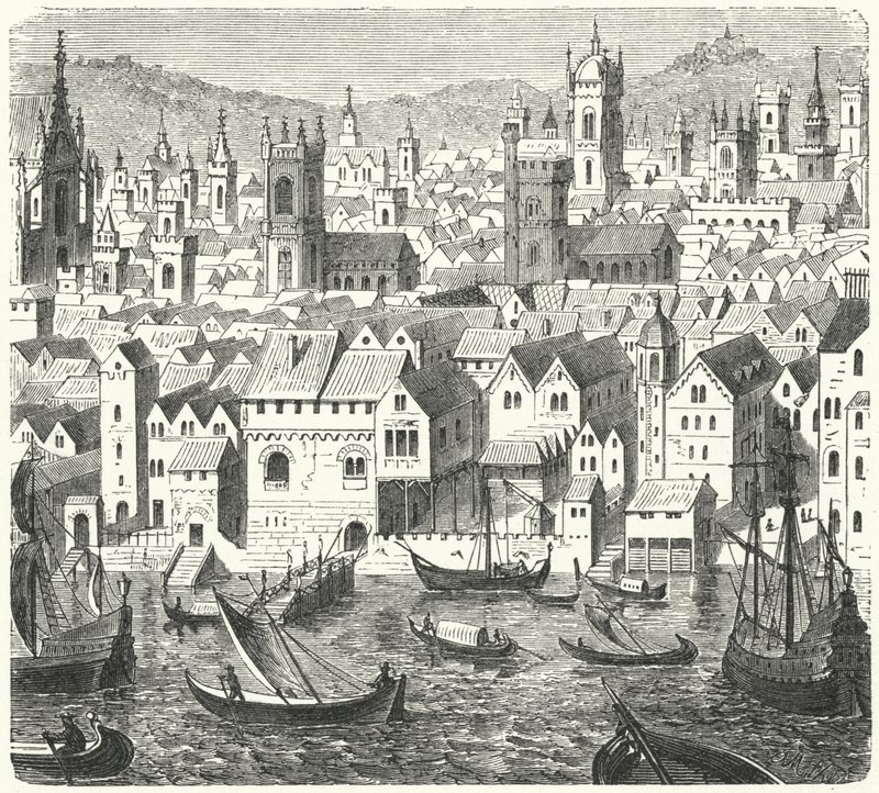 El Steelyard, base comercial de la Liga Hanseática en Londres de German School