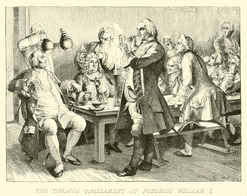 El Parlamento del Tabaco de Federico Guillermo I de German School