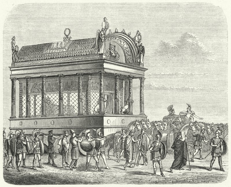 El carro fúnebre de Alejandro Magno de German School