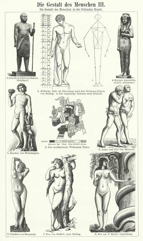 La figura humana en las artes visuales de German School