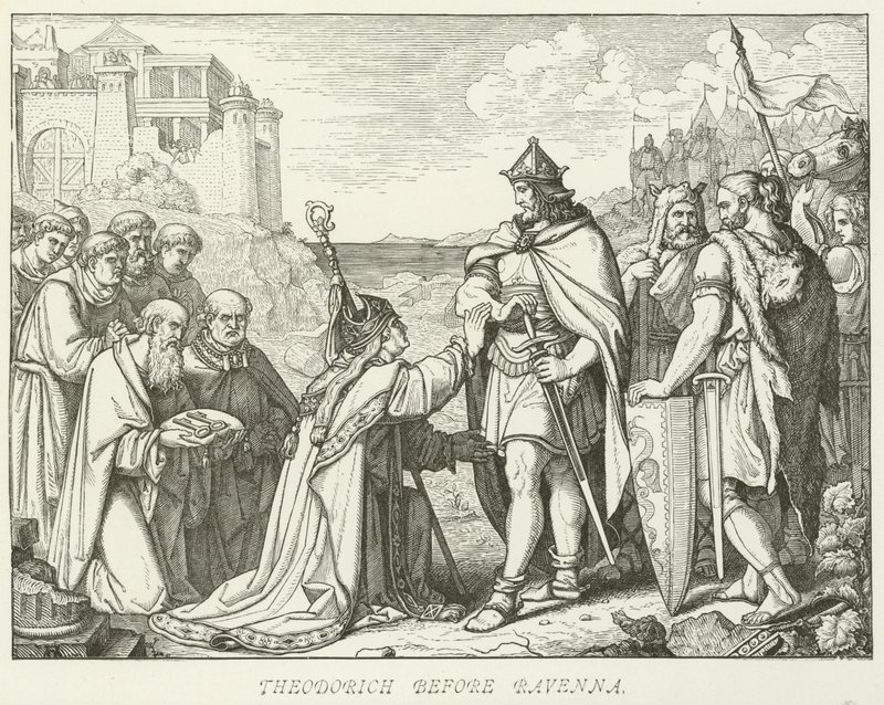 Teodorico ante Rávena de German School