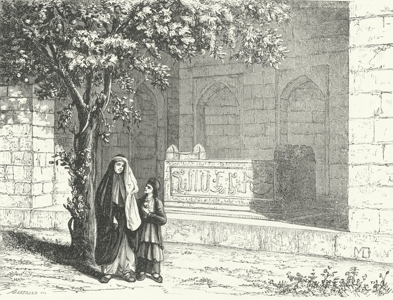 Tumba del poeta persa Saadi en la ciudad iraní de Shiraz de German School