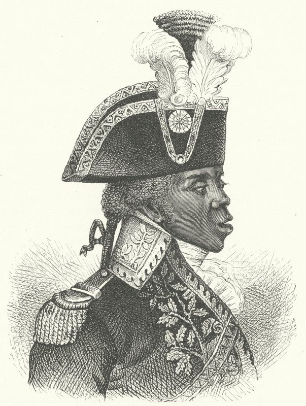 Toussaint Louverture, líder de la Revolución Haitiana (grabado) de German School