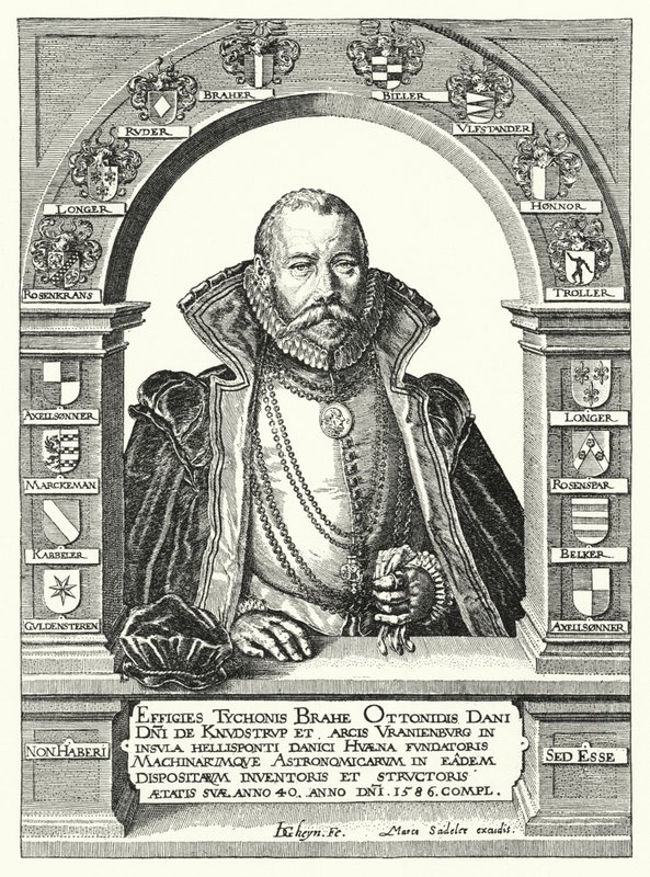 Tycho Brahe, astrónomo danés de German School