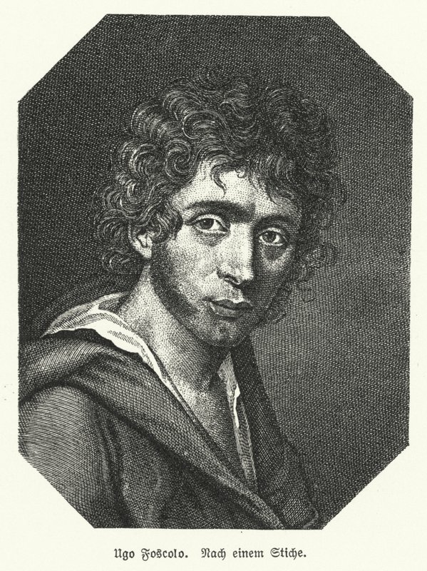 Ugo Foscolo, poeta, soldado y revolucionario italiano de German School