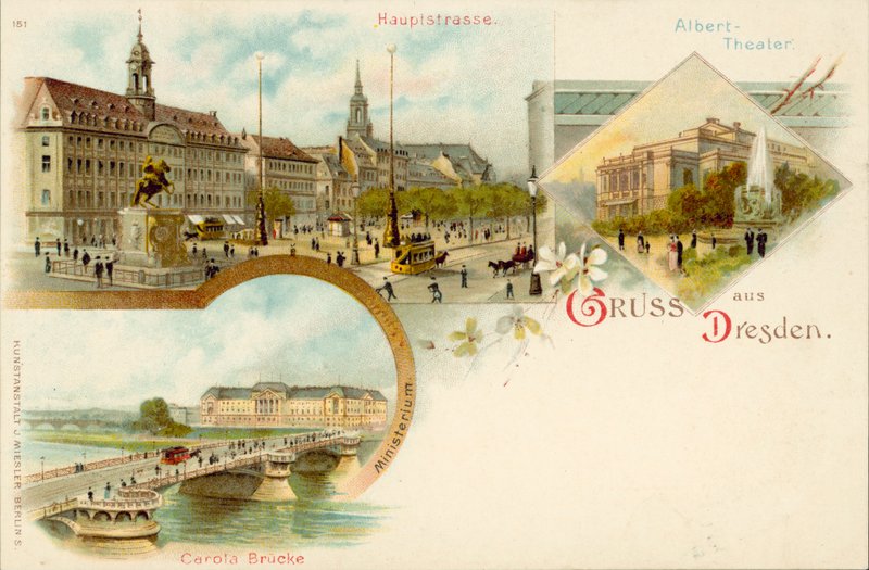 Vistas de Dresde, Alemania de German School