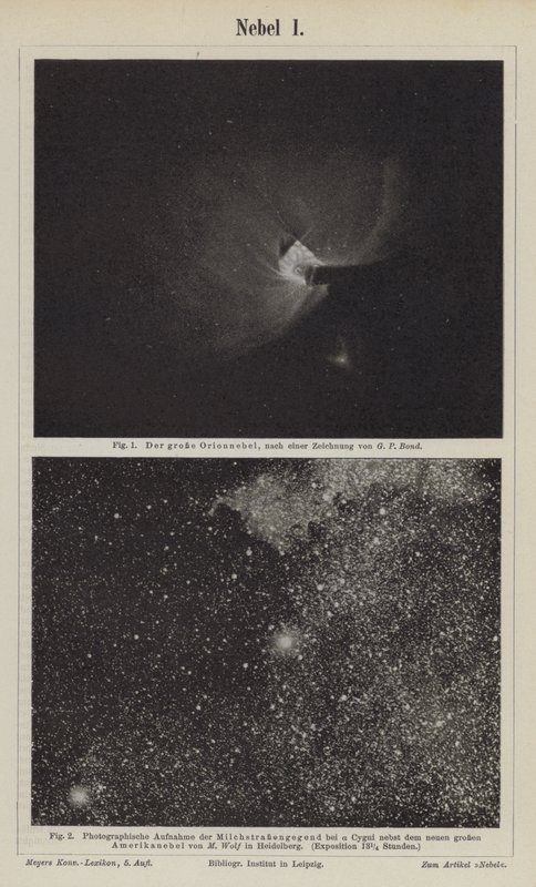 Vistas de la Nebulosa de Orión y la Vía Láctea en el área de Deneb de German School