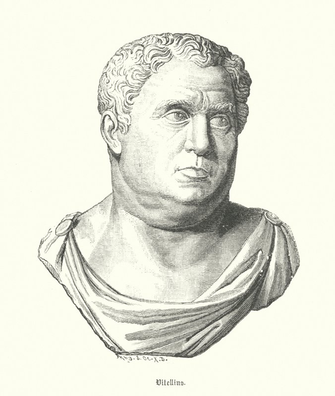 Vitellio, emperador romano (grabado) de German School