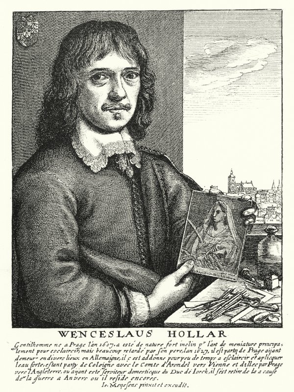 Wenceslaus Hollar, dibujante, grabador e ilustrador bohemio de German School