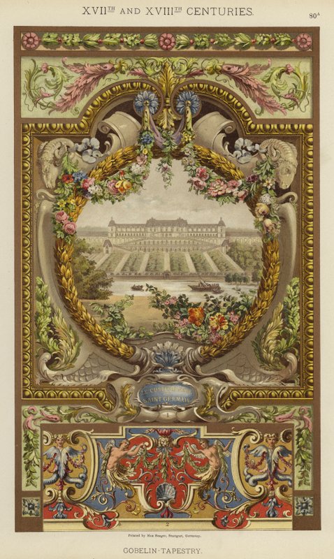 Siglos XVII y XVIII, Tapicería de Gobelinos de German School