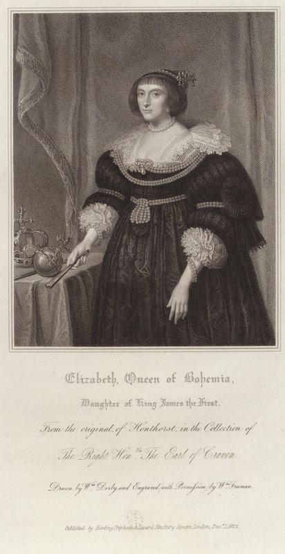 Isabel, Reina de Bohemia de Gerrit van Honthorst
