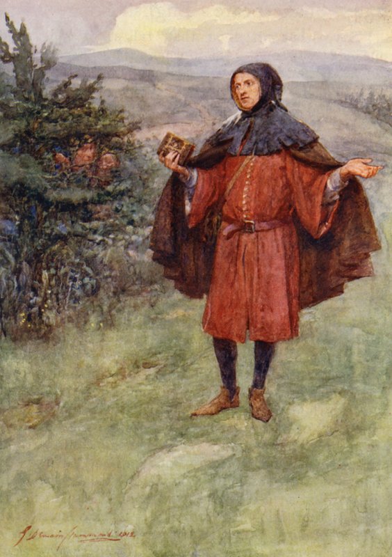 La obra de William Shakespeare Enrique VI (litografía en color) de Gertrude E. Demain (after) Hammond