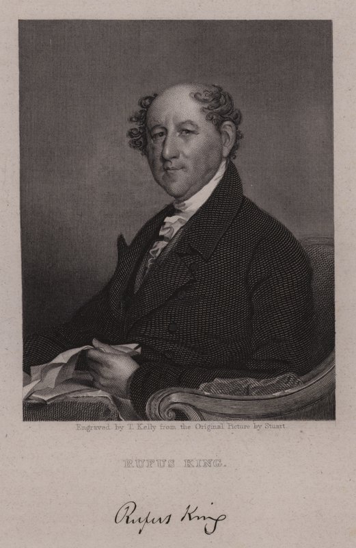 Rufus King, abogado, político y diplomático estadounidense de Gilbert Stuart