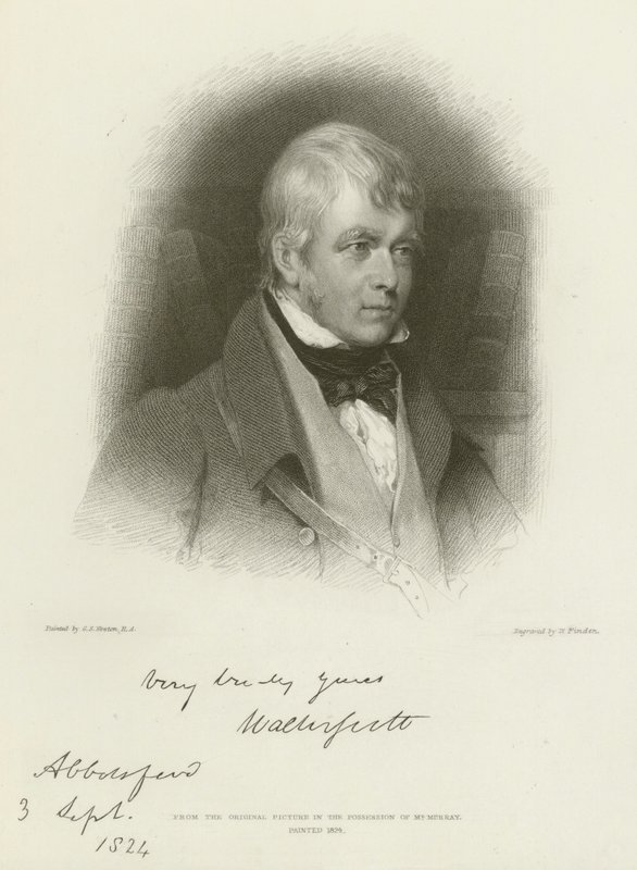 Sir Walter Scott de Gilbert Stuart Newton