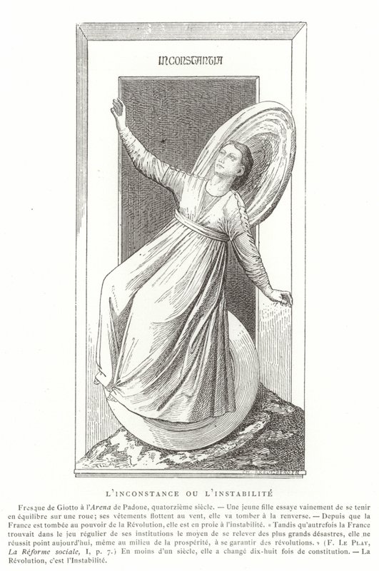 Inconstancia de Giotto di Bondone