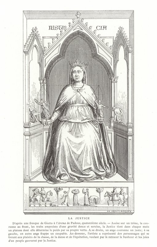Justicia de Giotto di Bondone