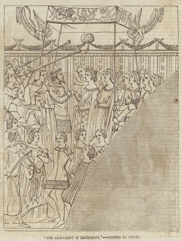 El sacramento del matrimonio de Giotto di Bondone