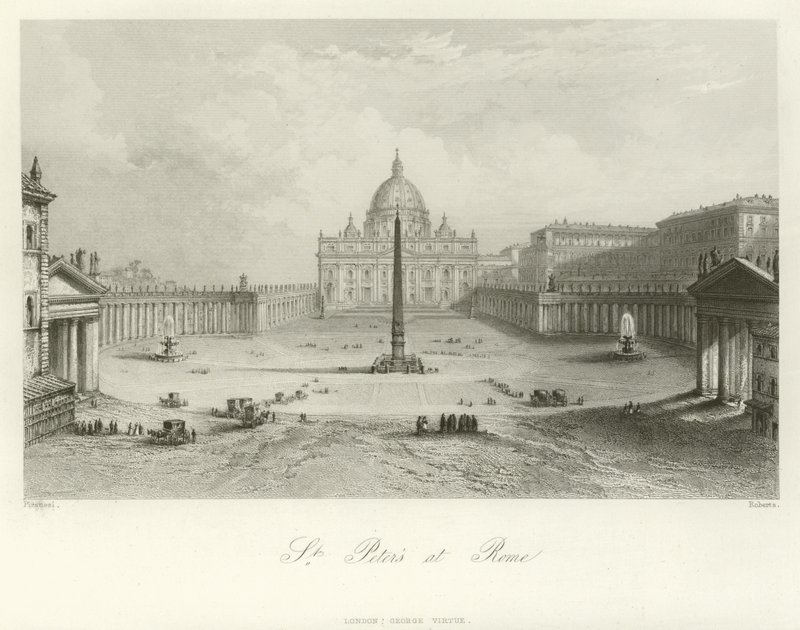 San Pedro en Roma de Giovanni Battista Piranesi