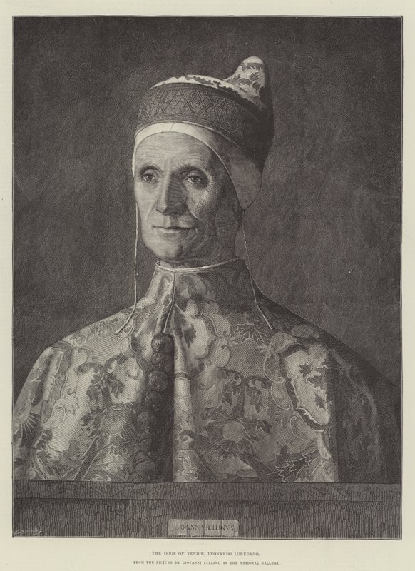 El Dogo de Venecia, Leonardo Loredano, en la Galería Nacional de Giovanni Bellini