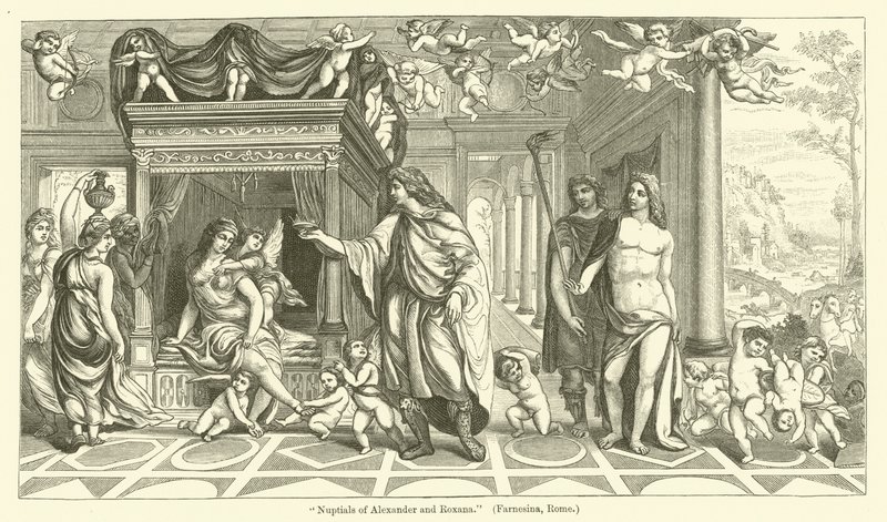Nupcias de Alejandro y Roxana de Giovanni Antonio Bazzi Sodoma