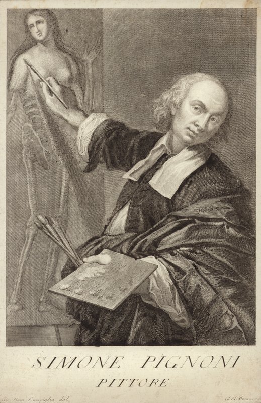 Simone Pignoni, pintor italiano de Giovanni Domenico Campiglia
