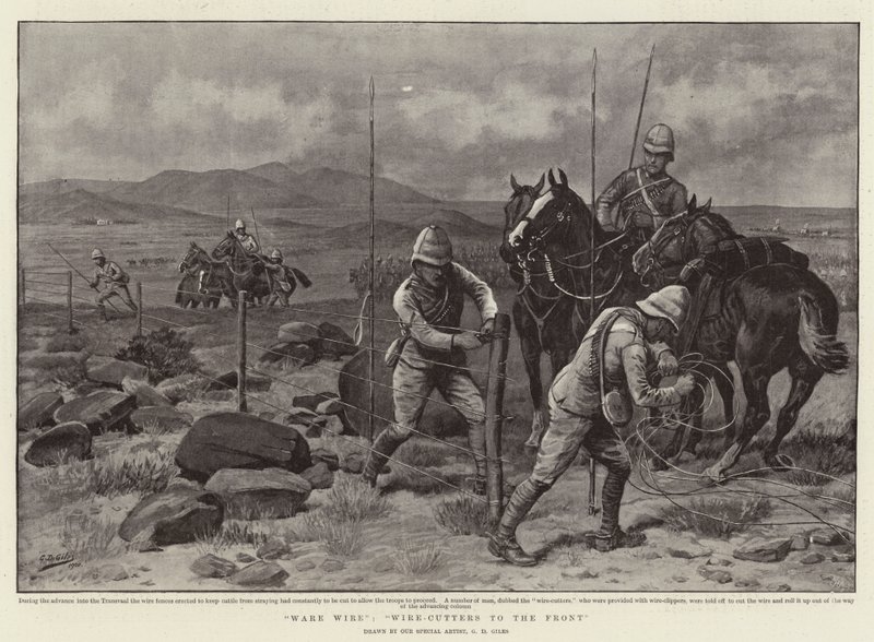 Ware Wire, Cortadores de Alambre al Frente de Godfrey Douglas Giles