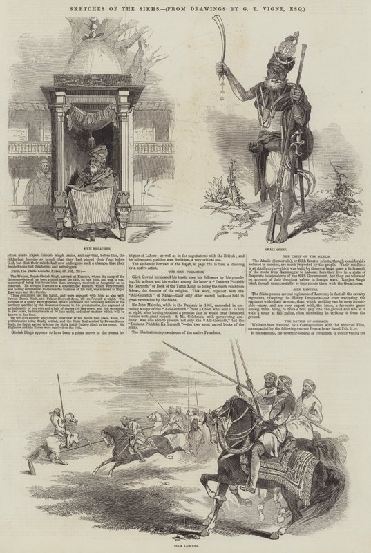 Bocetos de los Sijs de Godfrey Thomas Vigne