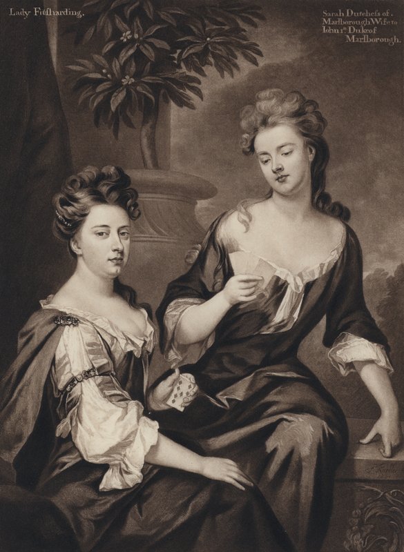 Sarah, Duquesa de Marlborough, y Lady Fitzhardinge de Godfrey (after) Kneller