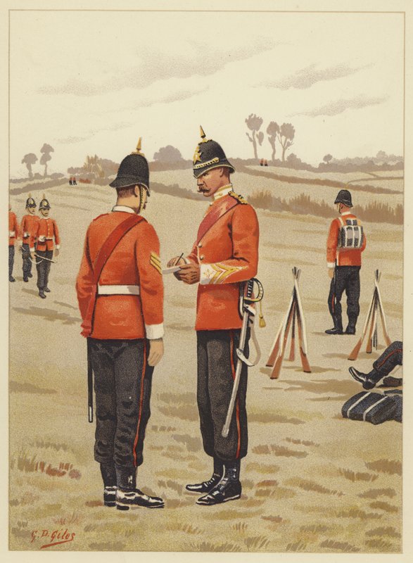 El 43º, Infantería Ligera de Oxfordshire de Godfrey Douglas Giles