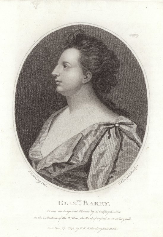 Elizabeth Barry de Godfrey Kneller