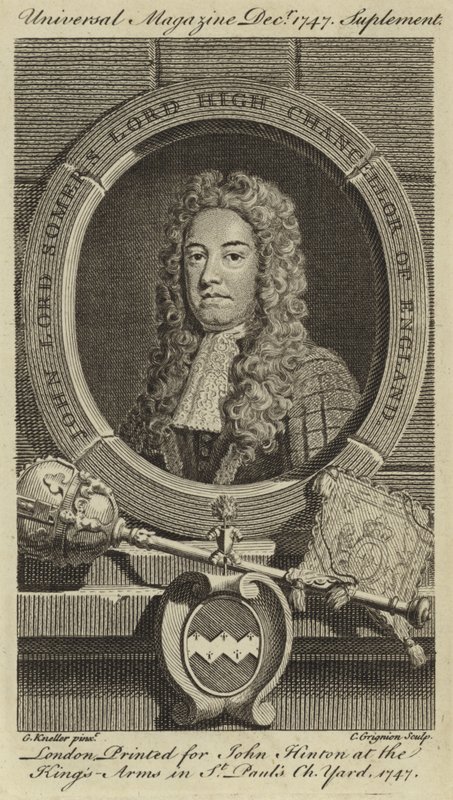 John Lord Somers, Lord Alto Canciller de Inglaterra de Godfrey Kneller