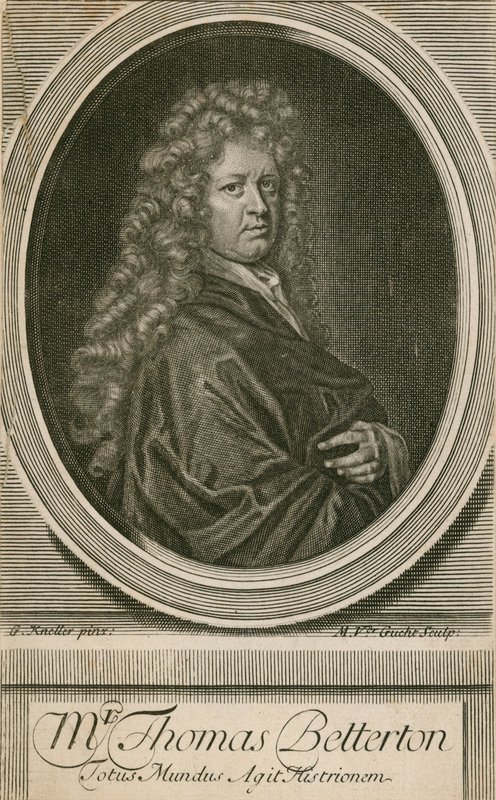 El Sr. Thomas Betterton, actor de Godfrey Kneller