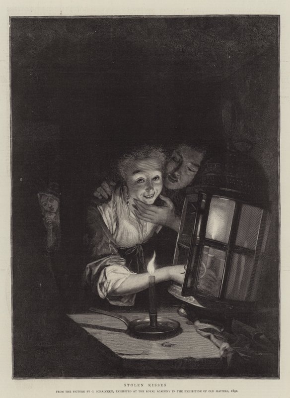 Besos robados de Godfried Schalcken